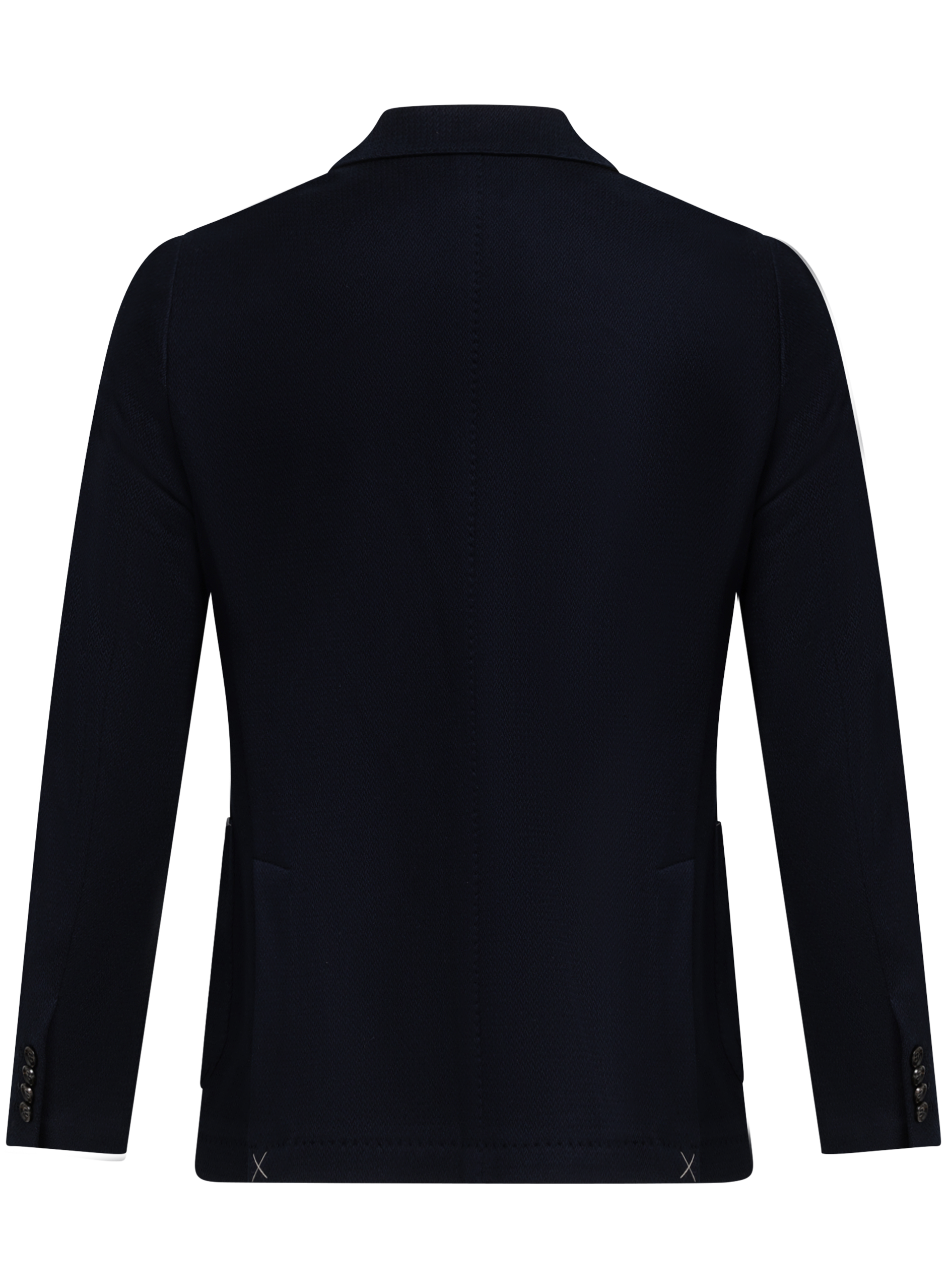 Colbert van katoen en cashmere | BLUE NAVY