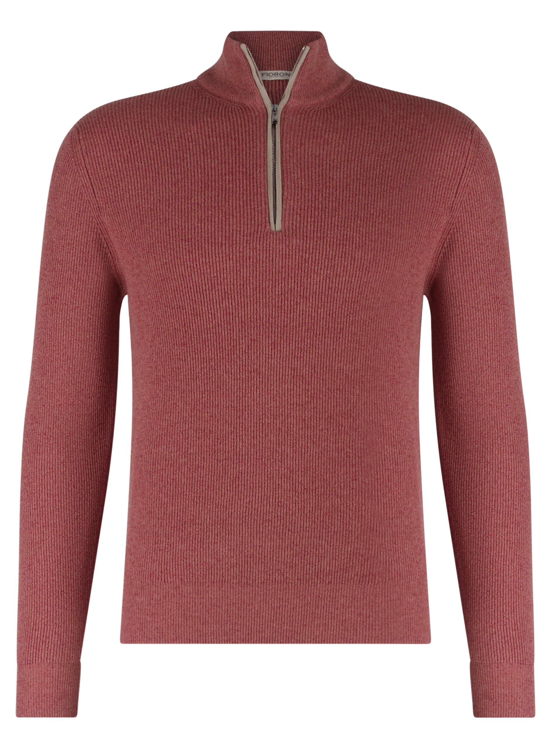 Half-zip trui van cashmere | SOUR CHERRY