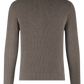 Geribde polo van cashmere | TAUPE