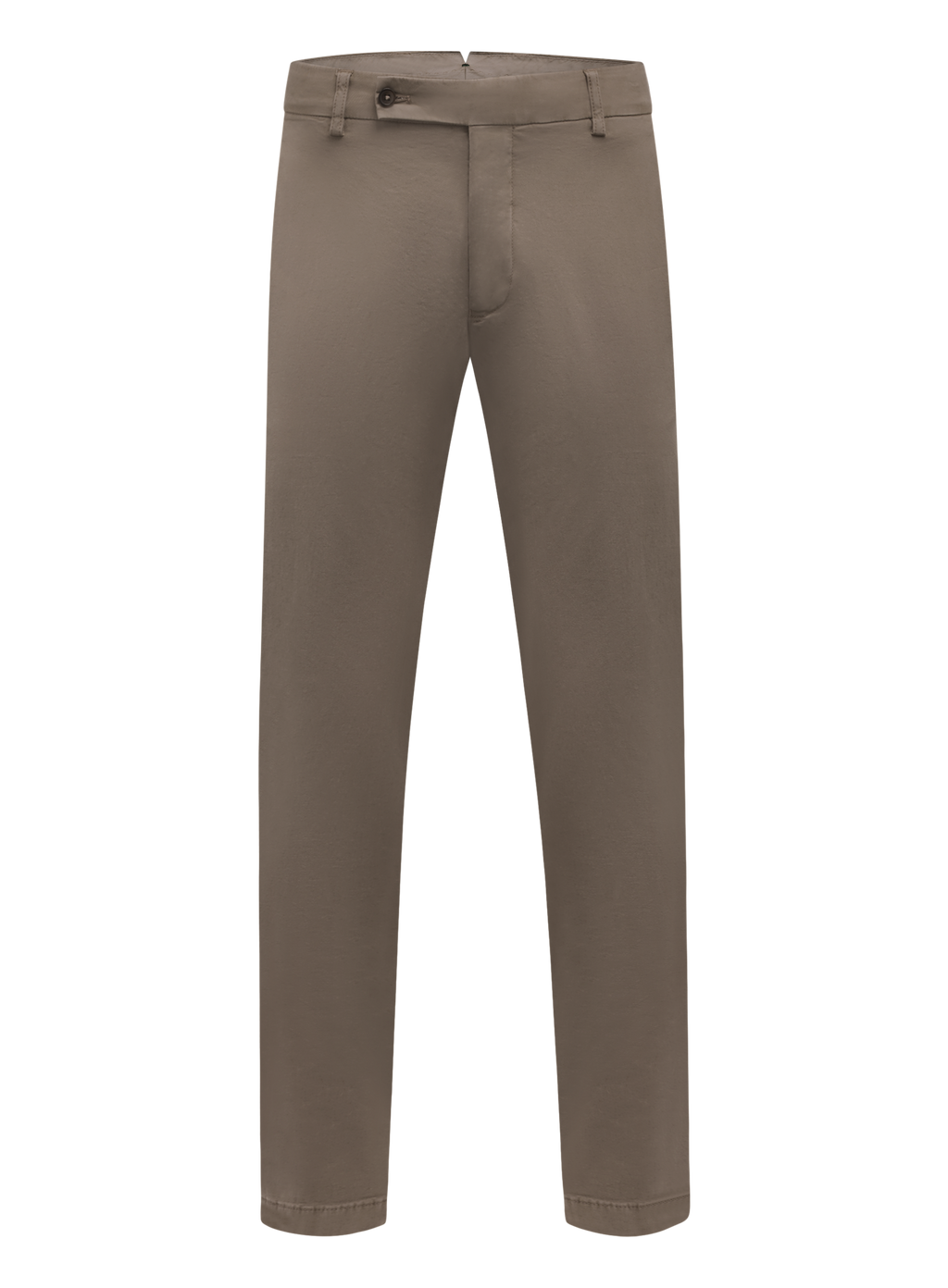 Chino van katoen | TAUPE BRUIN