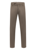 Chino van katoen | TAUPE BRUIN