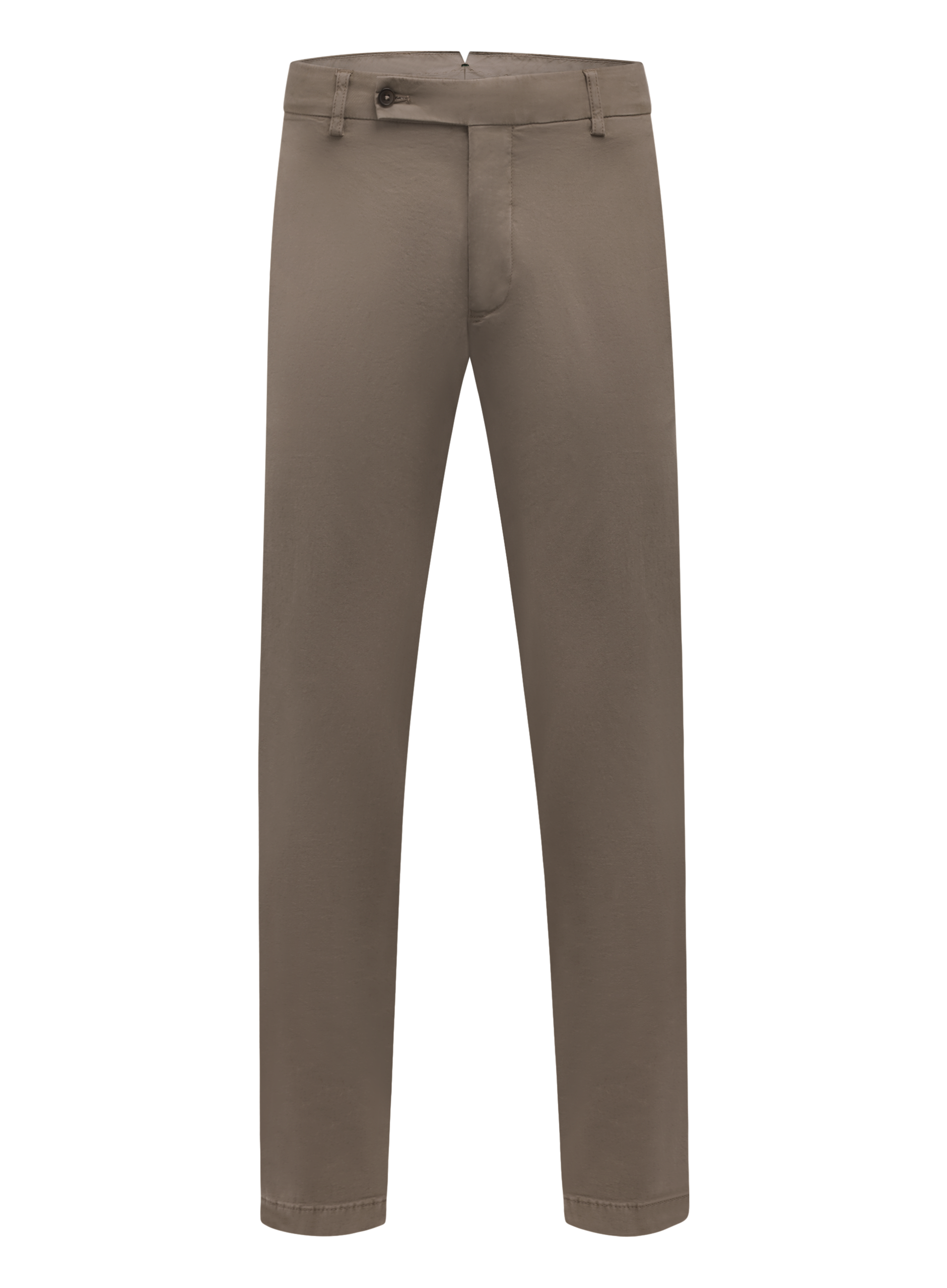 Chino van katoen | TAUPE BRUIN