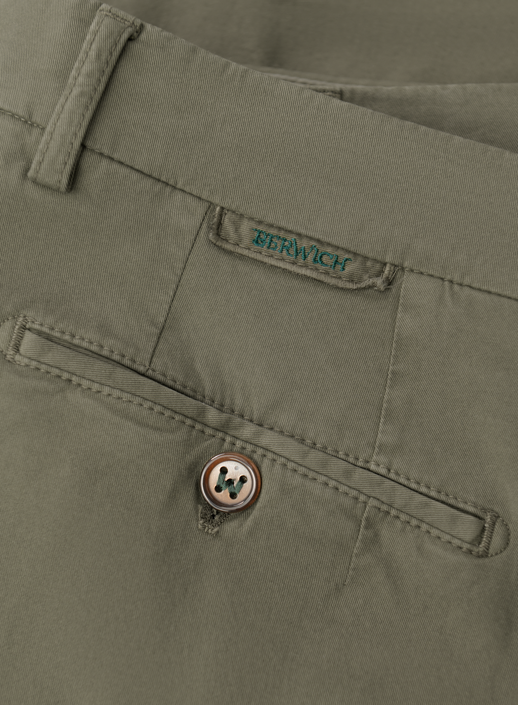 Chino van katoen | FULL_WIDTH | Groen