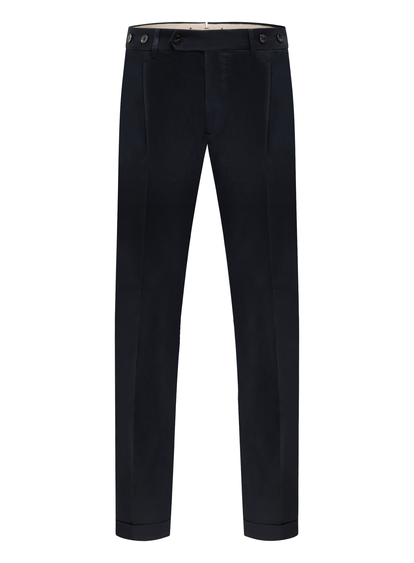 Geplooide broek | BLUE NAVY