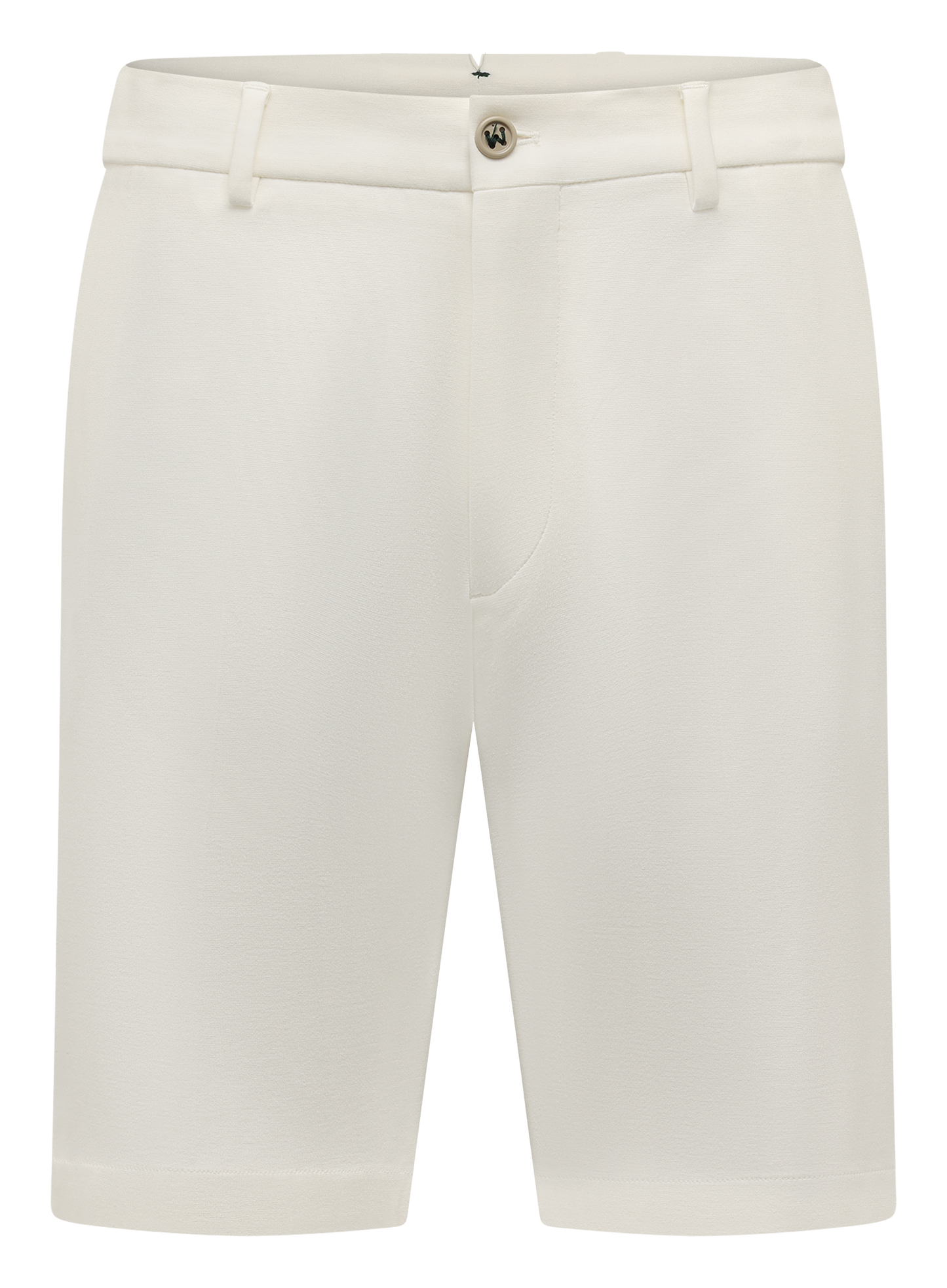 Bermuda met lichte stretch | Wit