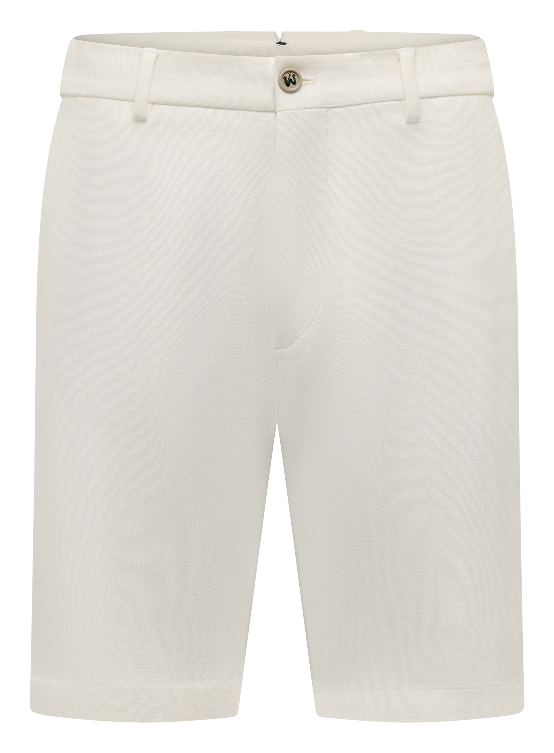 Bermuda met lichte stretch | Wit