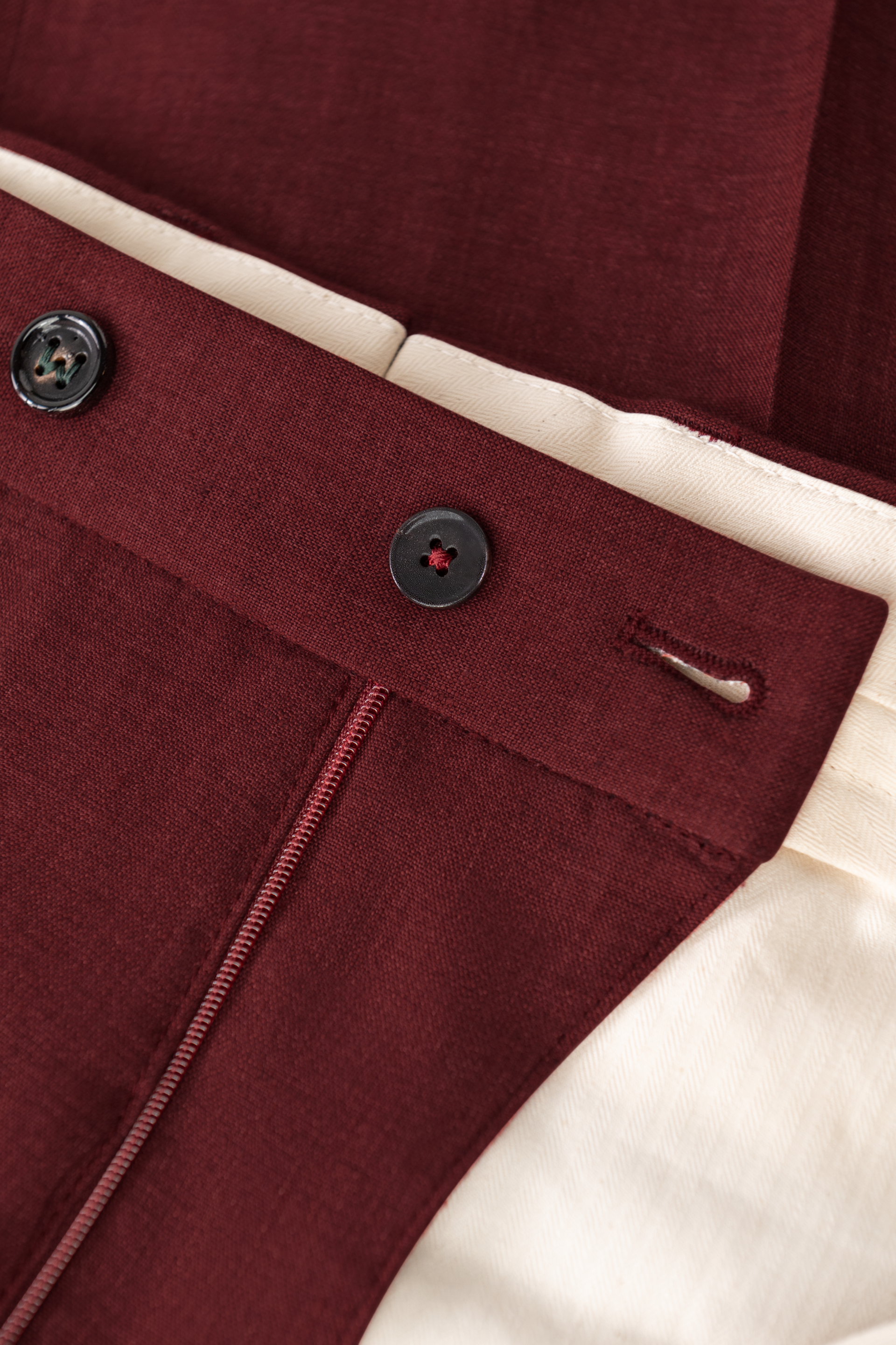 Broek van linnen | FULL_WIDTH | Bordeaux