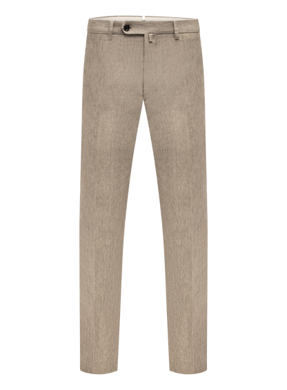Linnen broek | Licht Bruin