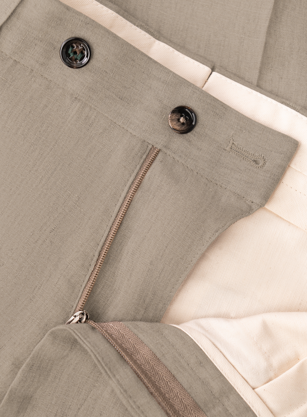 Broek van linnen | FULL_WIDTH | Licht Bruin
