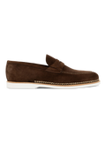 Suède penny loafers | Bruin
