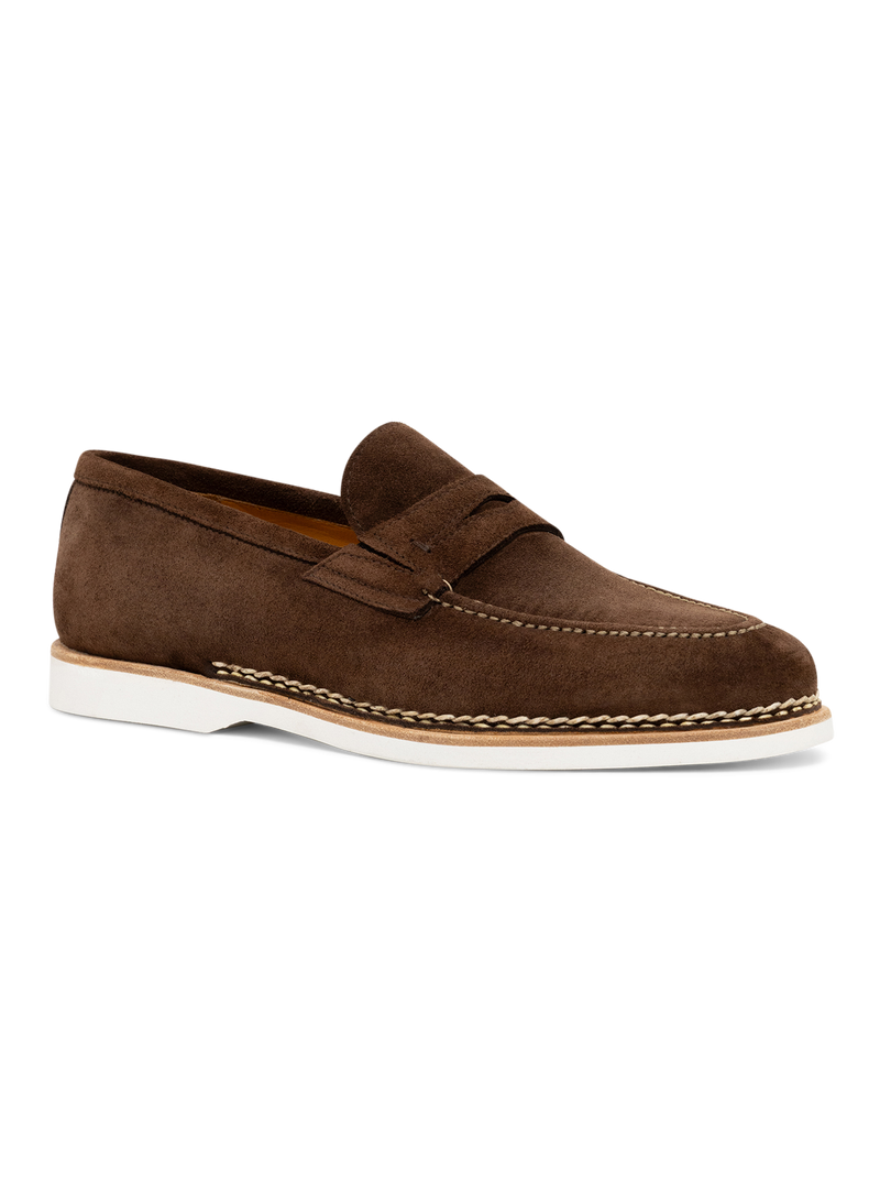 Pennyloafer aus Wildleder