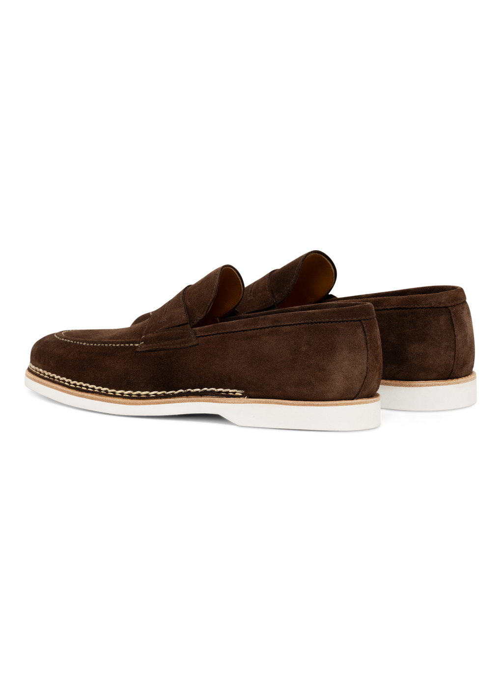 Suède penny loafers | Bruin