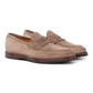 Penny loafers van suède | TAUPE