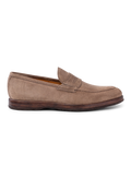 Penny loafers van suède | TAUPE