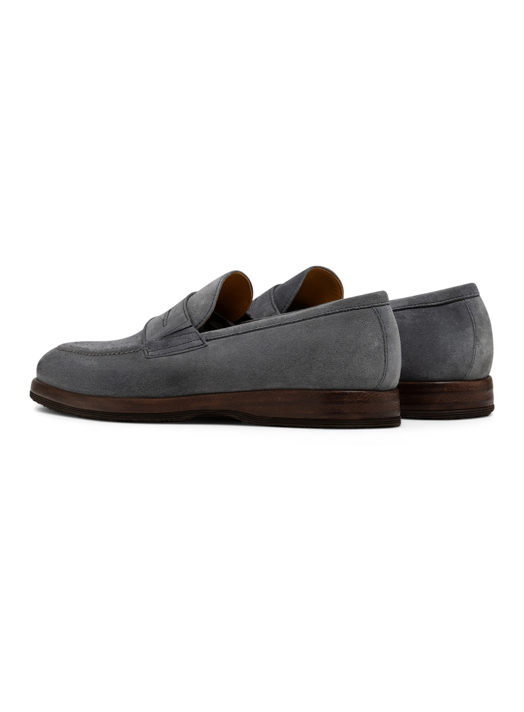 Penny loafers van suède | Blauw