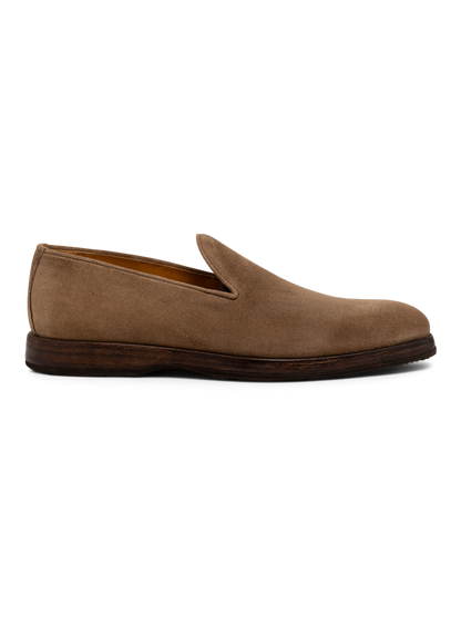 Loafers van suède | TAUPE