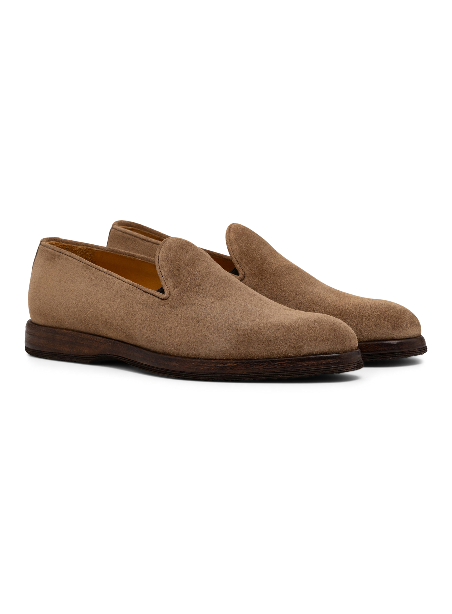Loafers van suède | TAUPE