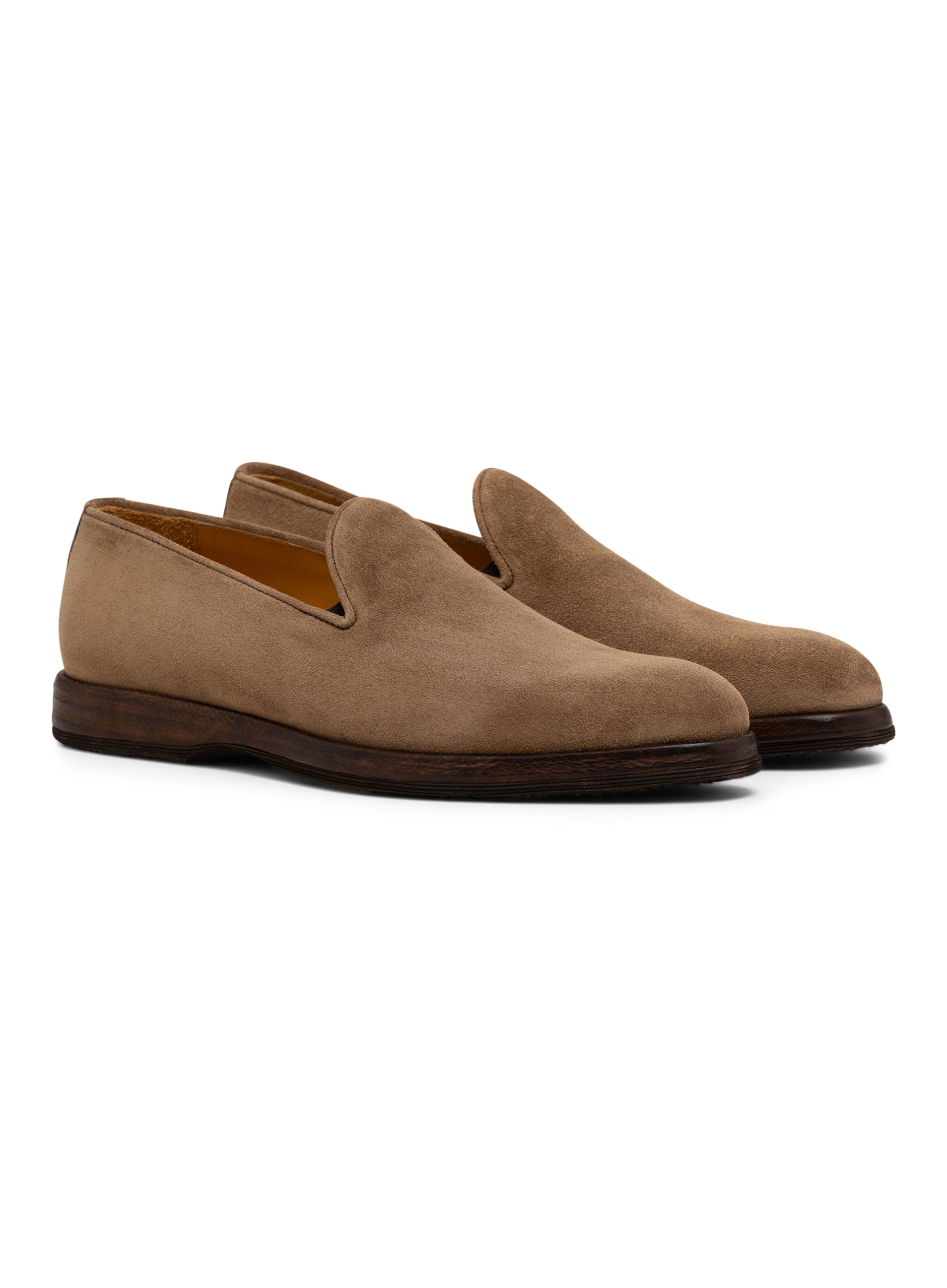 Loafers van suède | TAUPE