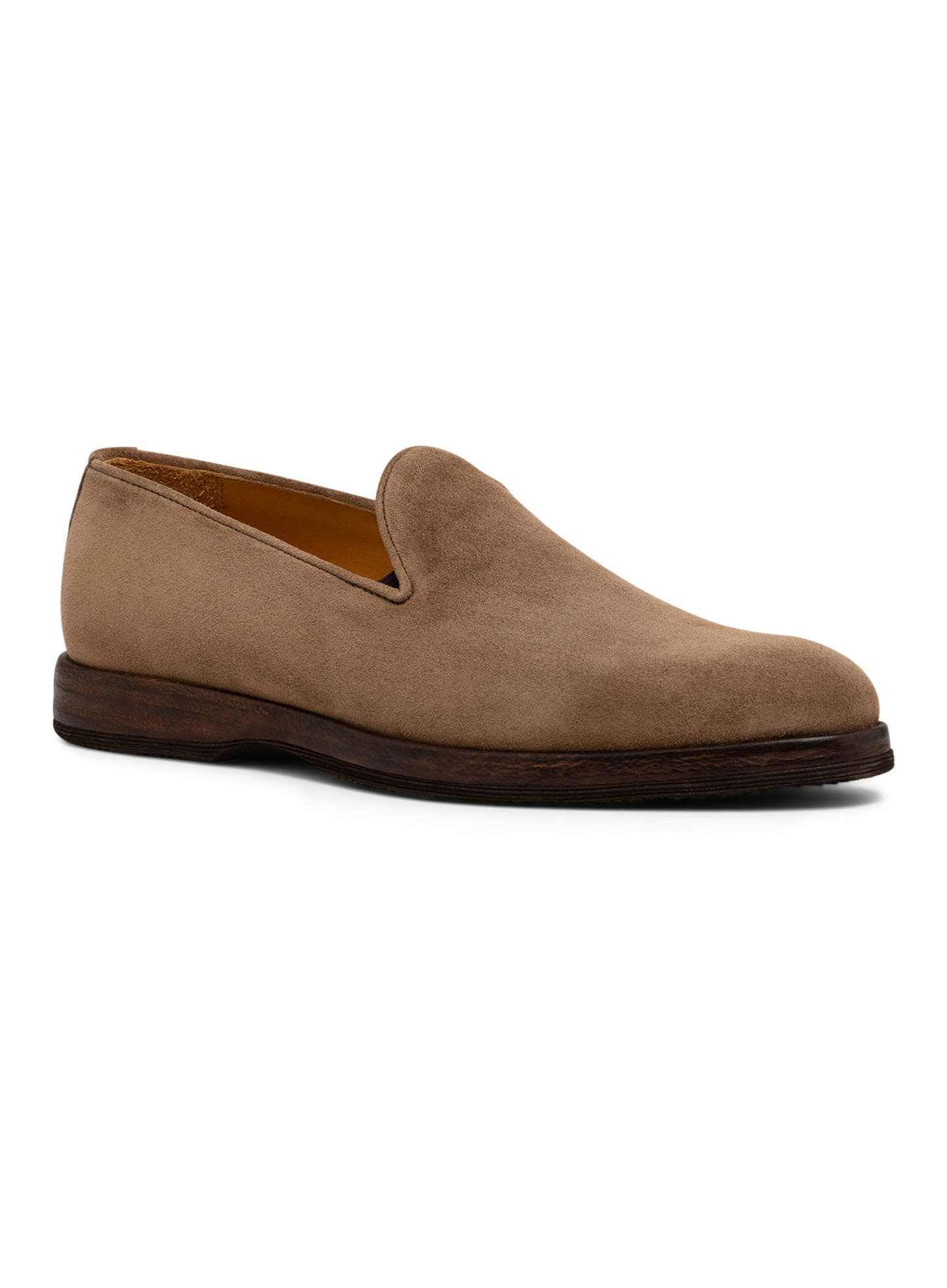 Loafers van suède | TAUPE