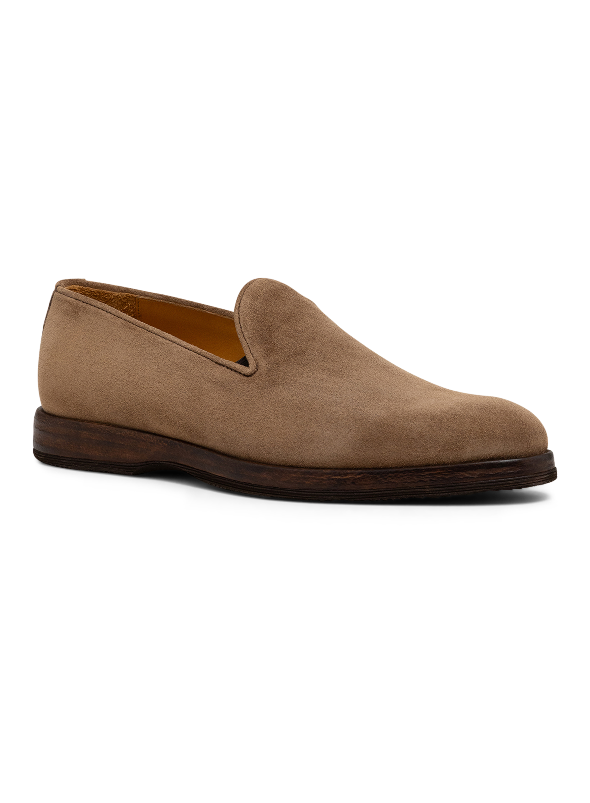 Loafers van suède | TAUPE