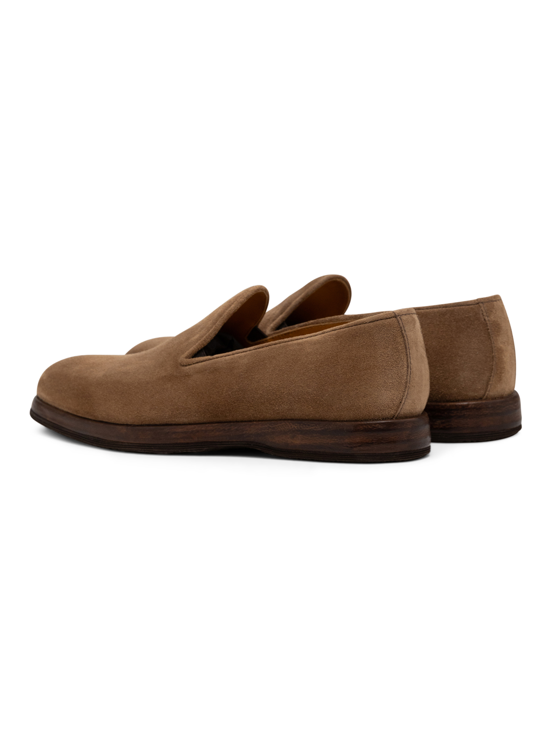 Loafers van suède | TAUPE