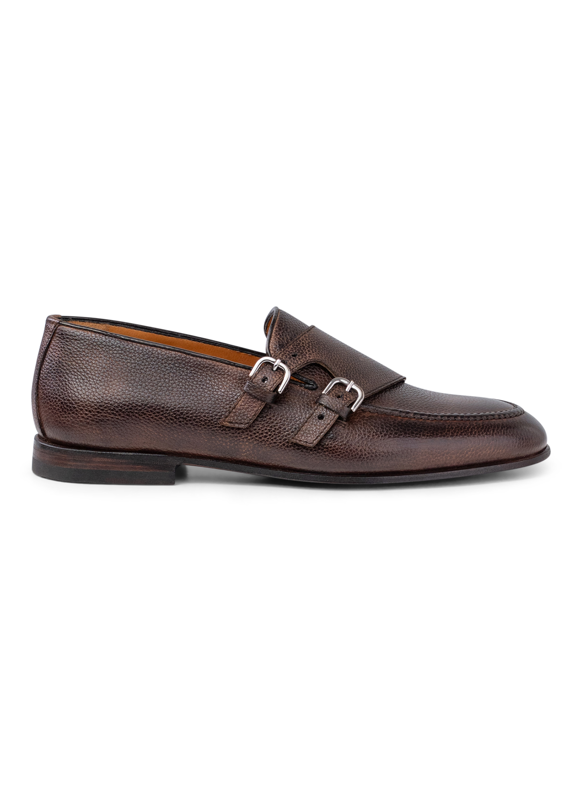 Gesploafers van leer | D.Bruin