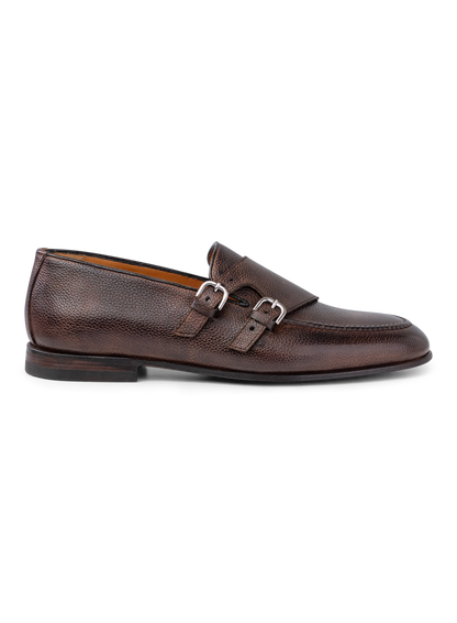 Gesploafers van leer | D.Bruin