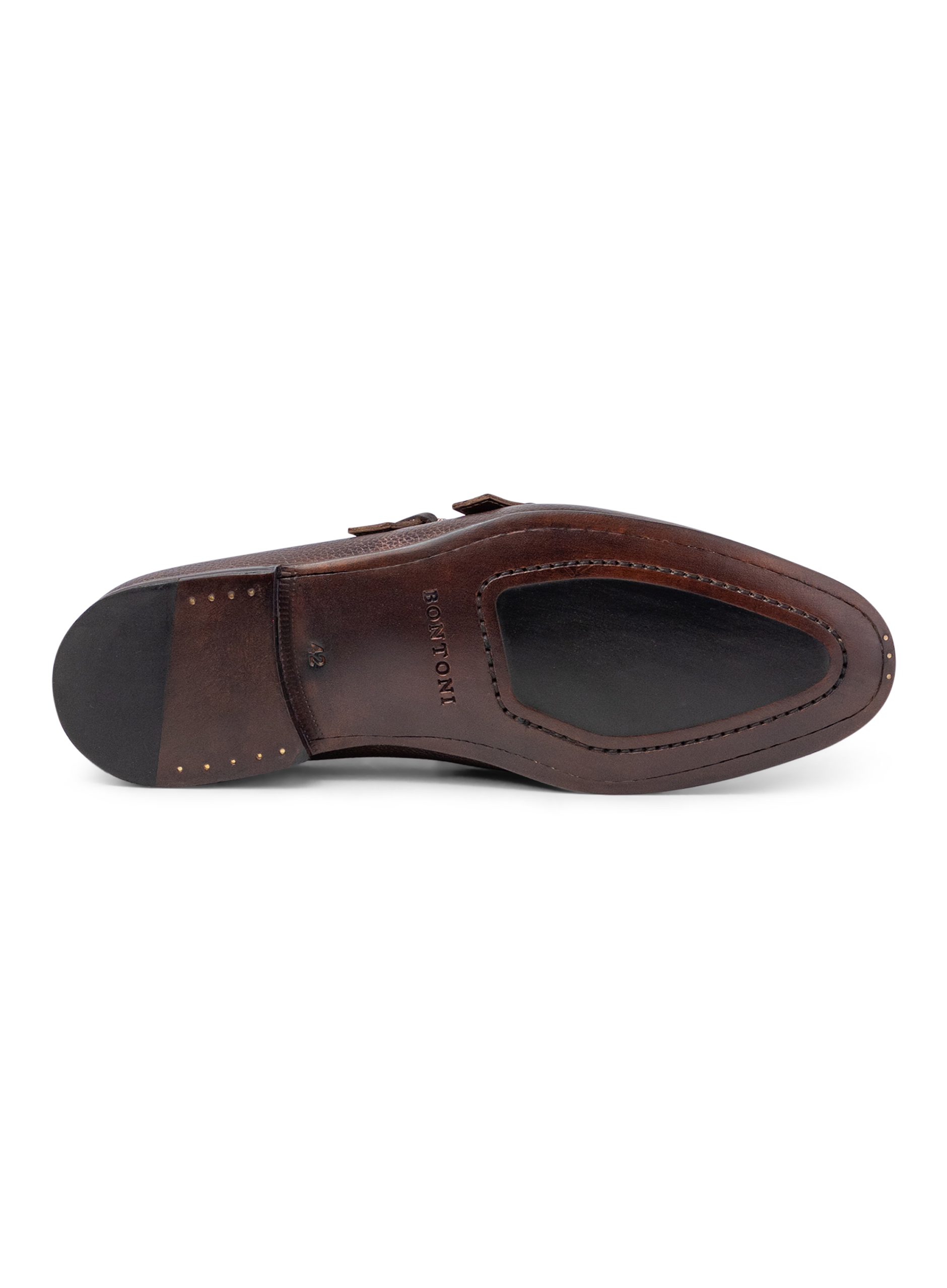 Gesploafers van leer | D.Bruin