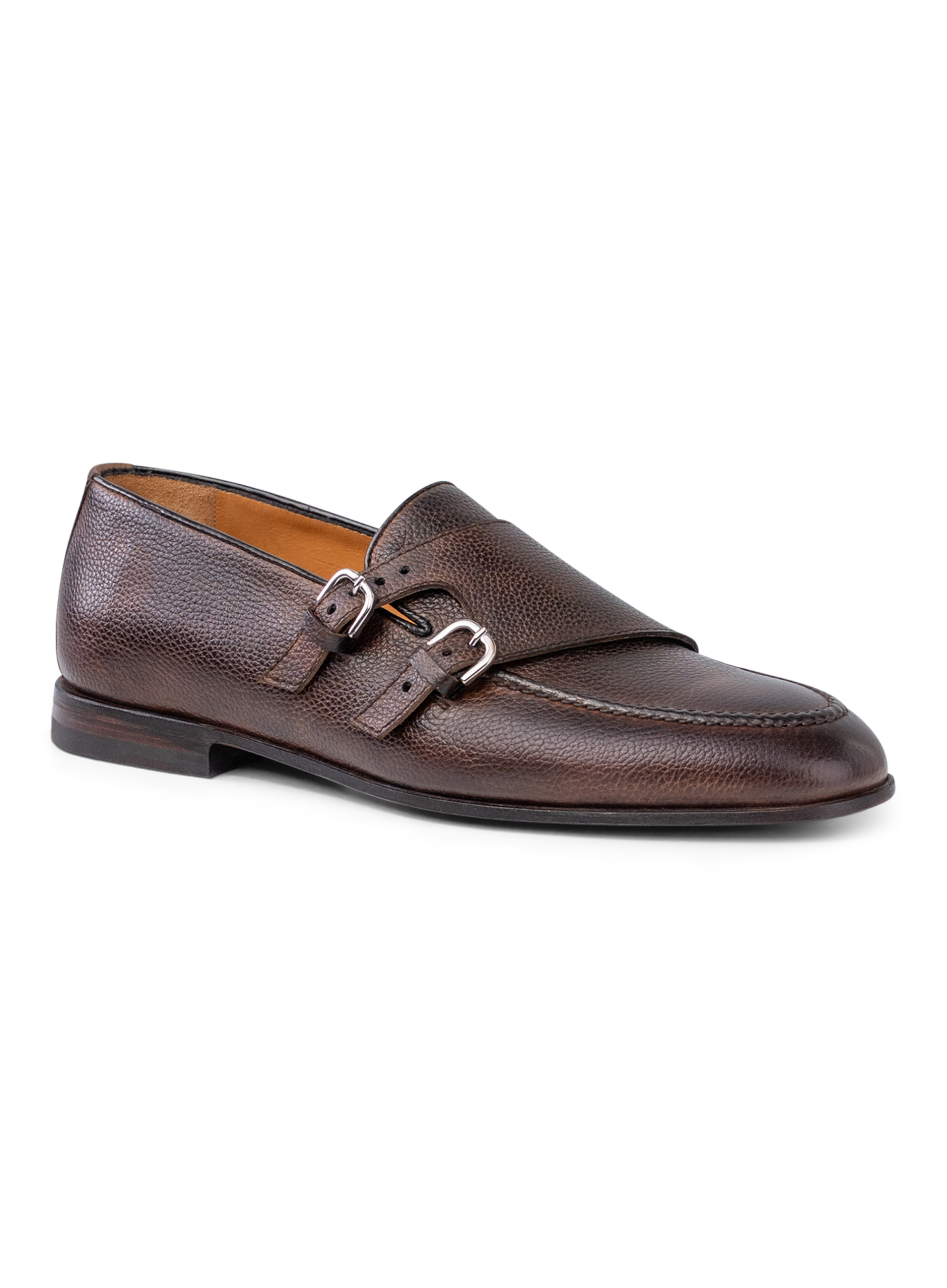 Gesploafers van leer | D.Bruin