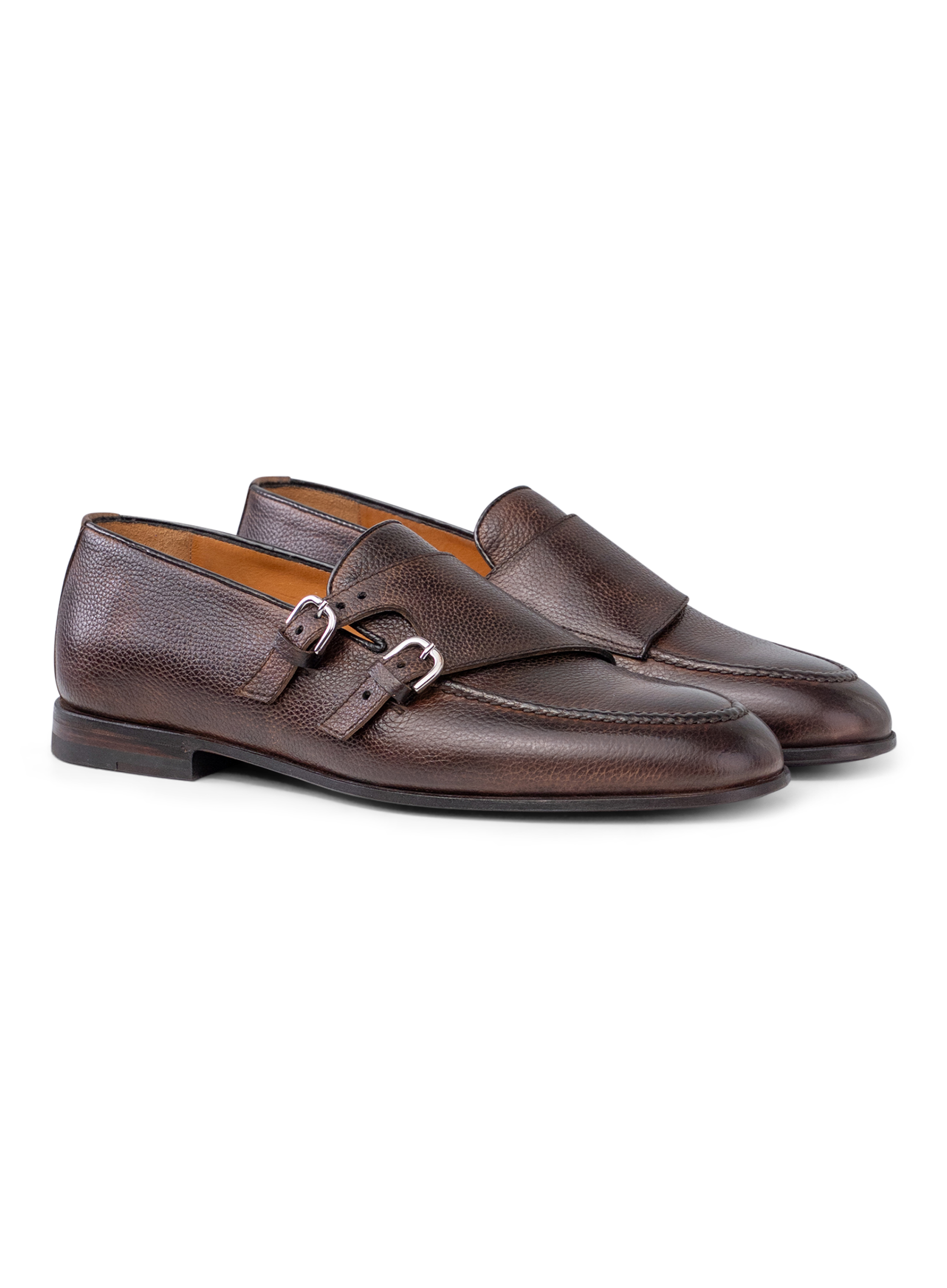 Gesploafers van leer | D.Bruin