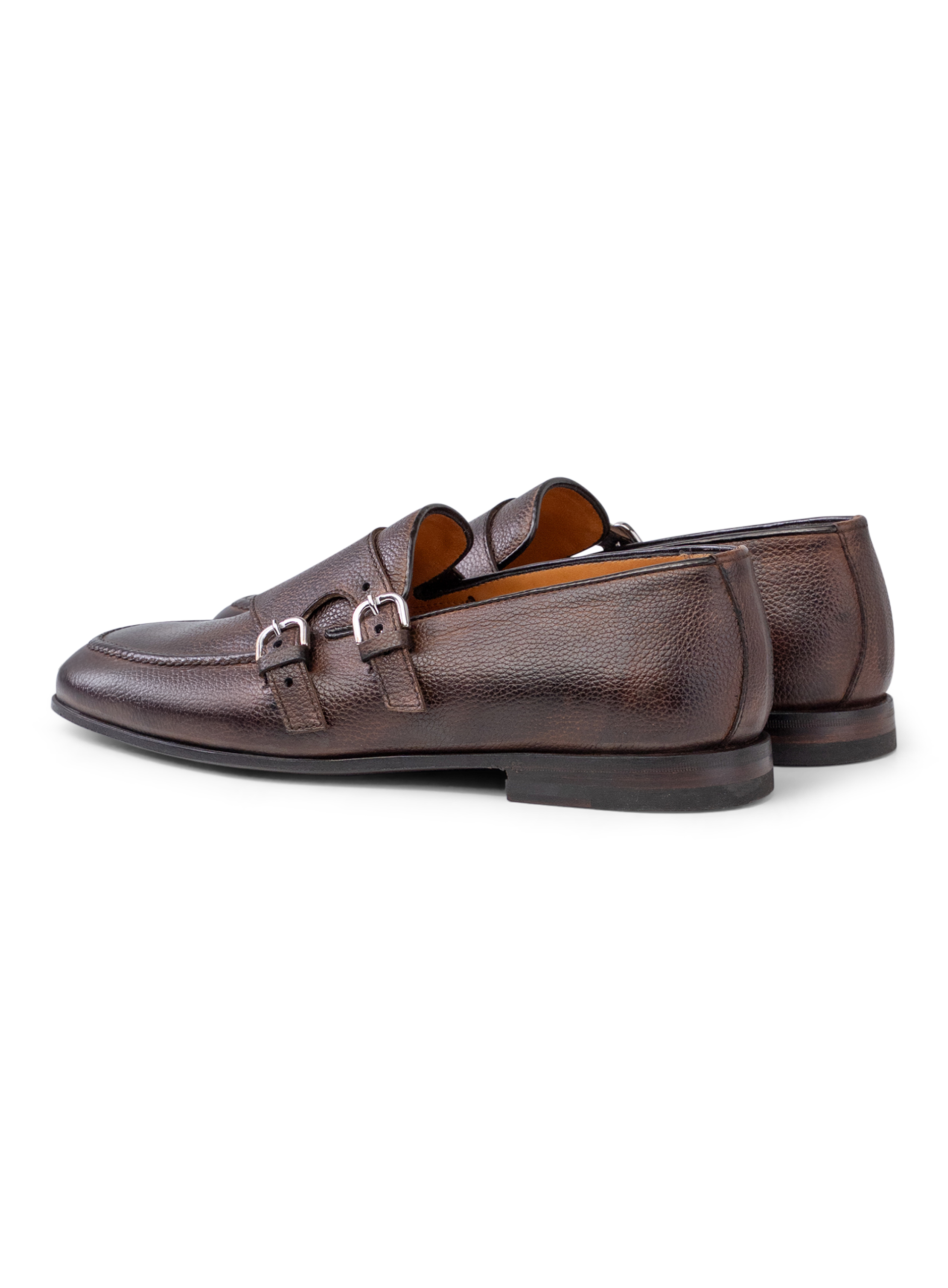 Gesploafers van leer | D.Bruin