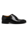 Vittorio leren veterschoenen | Zwart