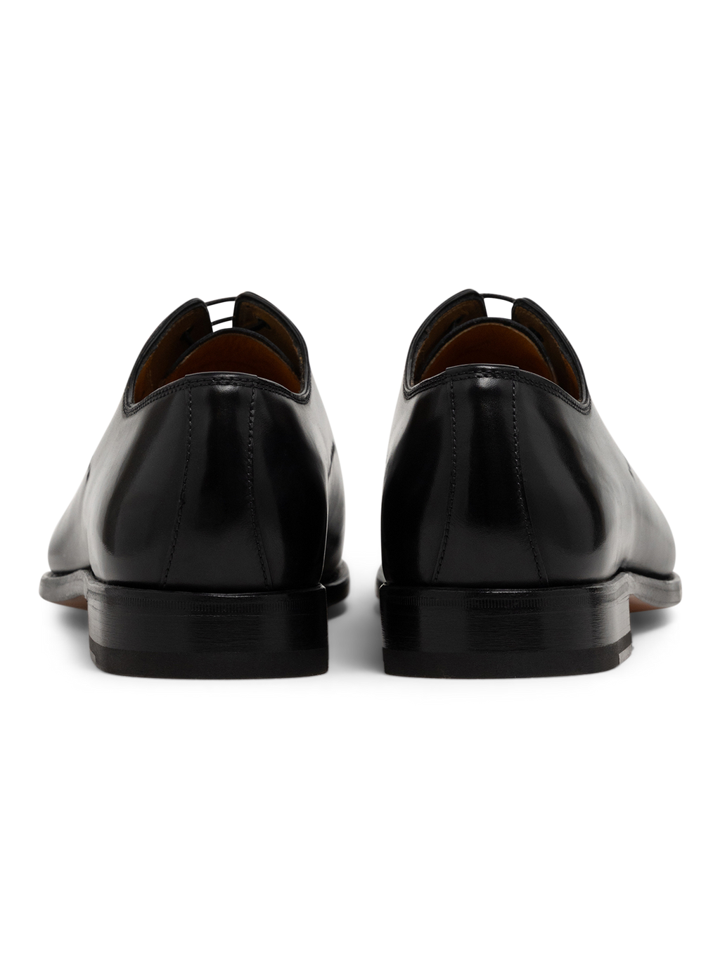 Vittorio leren veterschoenen | Zwart