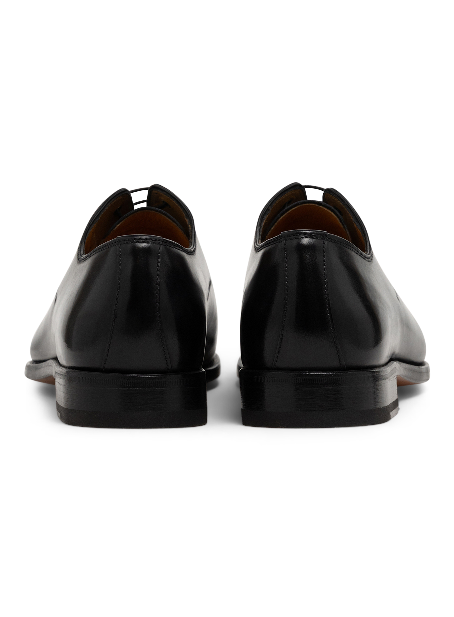 Vittorio leren veterschoenen | Zwart