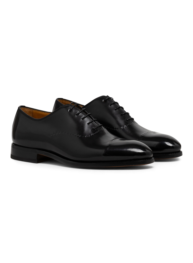Vittorio leren veterschoenen