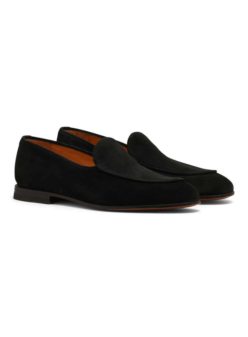 Loafers van suède