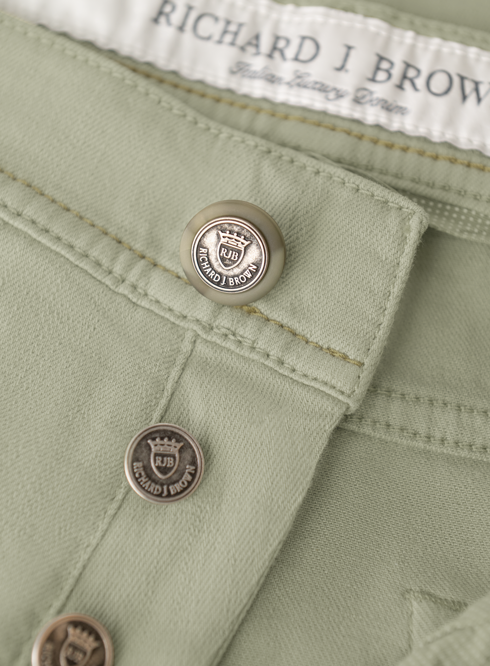 Tokyo 5-pocket jeans | FULL_WIDTH | Groen
