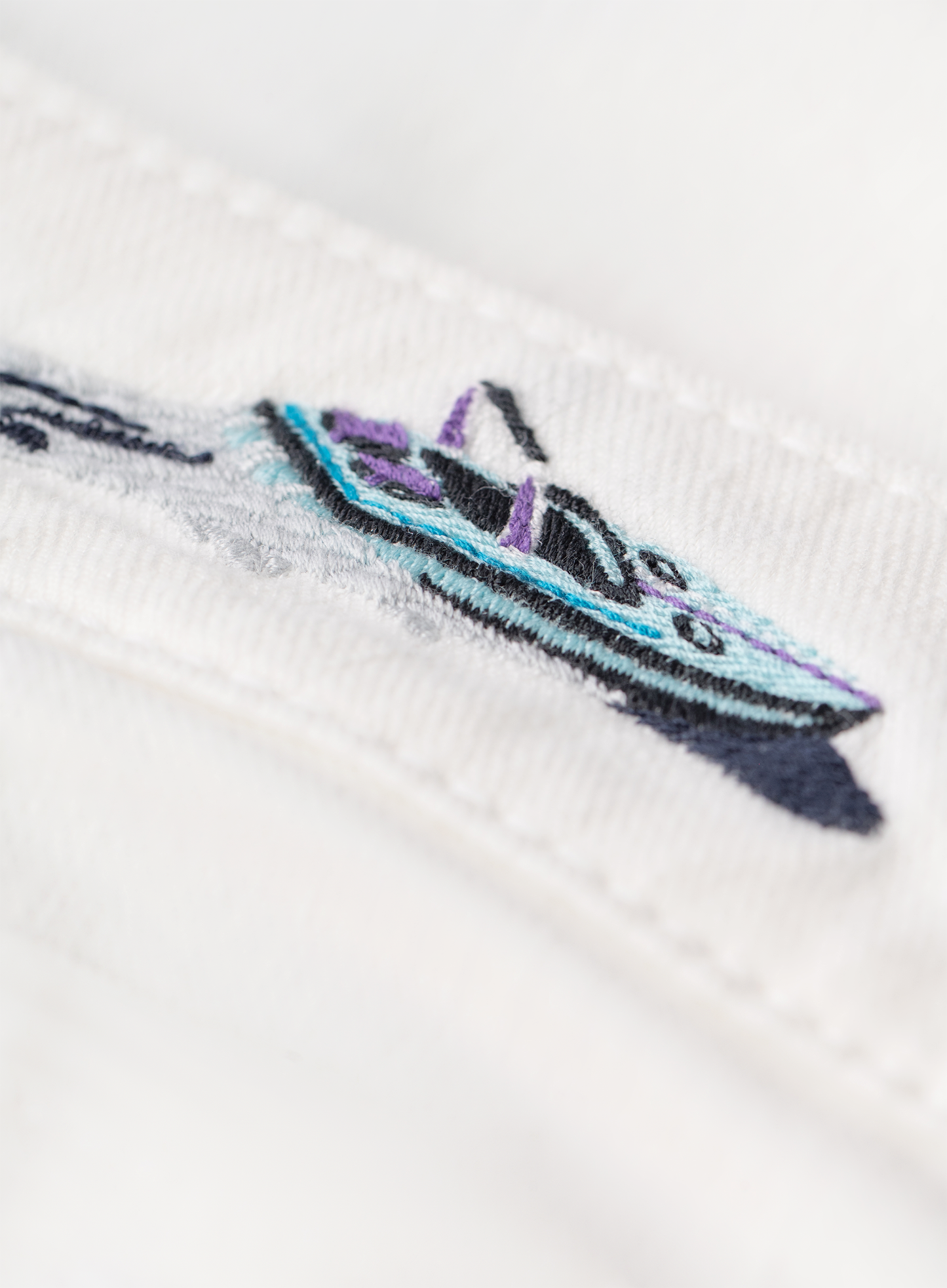 Bard jeans van katoen en linnen | FULL_WIDTH | Wit