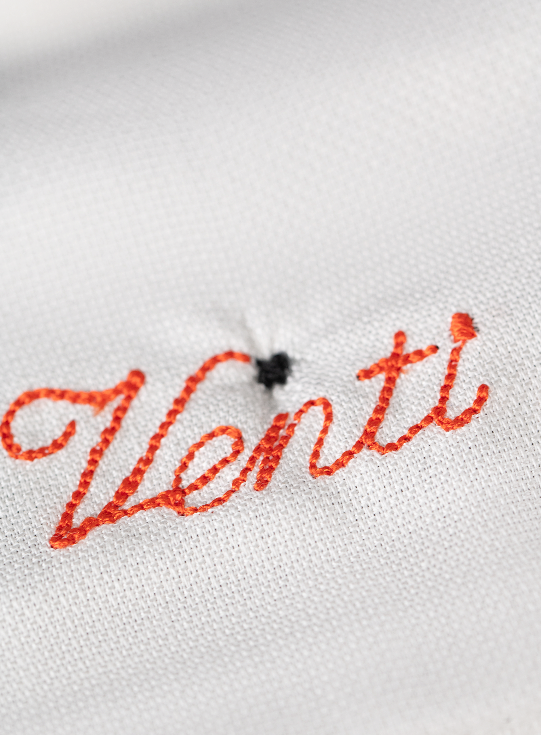 Bard jeans van katoen en linnen | FULL_WIDTH | Wit