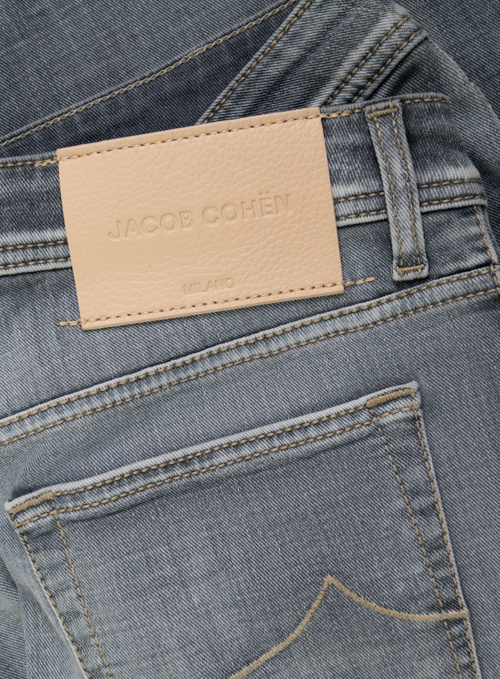 Bard jeans van katoen | FULL_WIDTH | Grijs