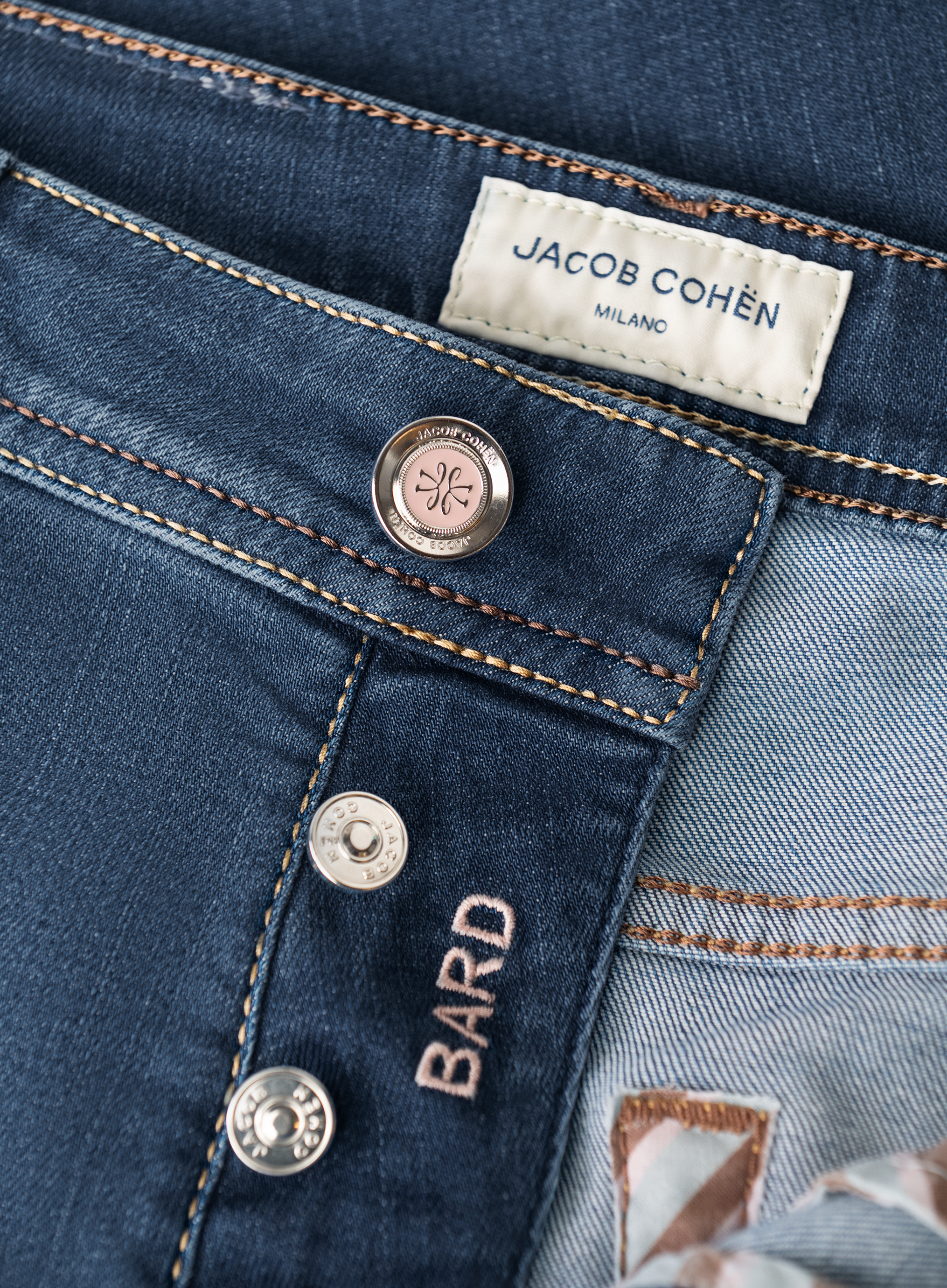 Bard jeans van katoen | FULL_WIDTH | Blauw