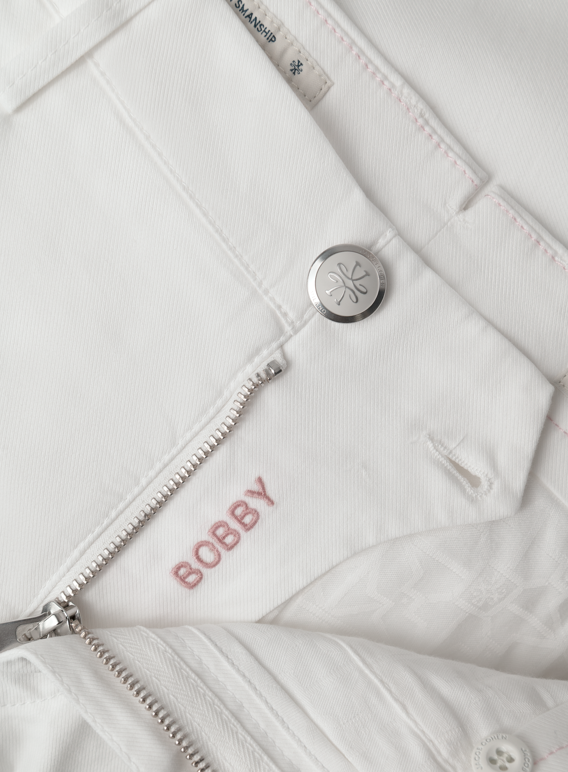Bobby chino van katoen | FULL_WIDTH | Wit
