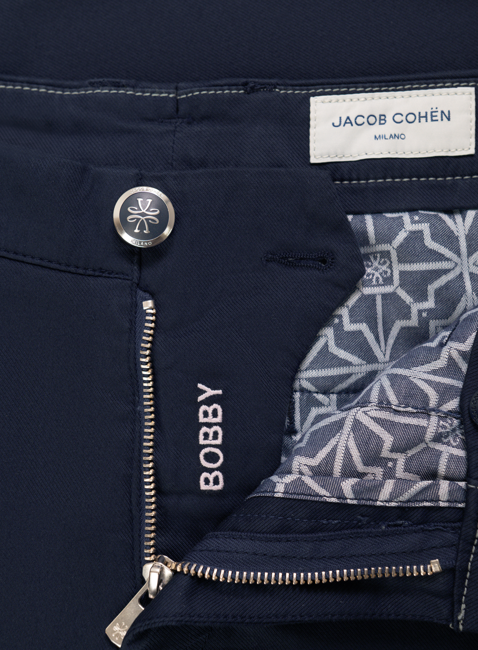 Bobby chino van katoen | FULL_WIDTH | BLUE NAVY