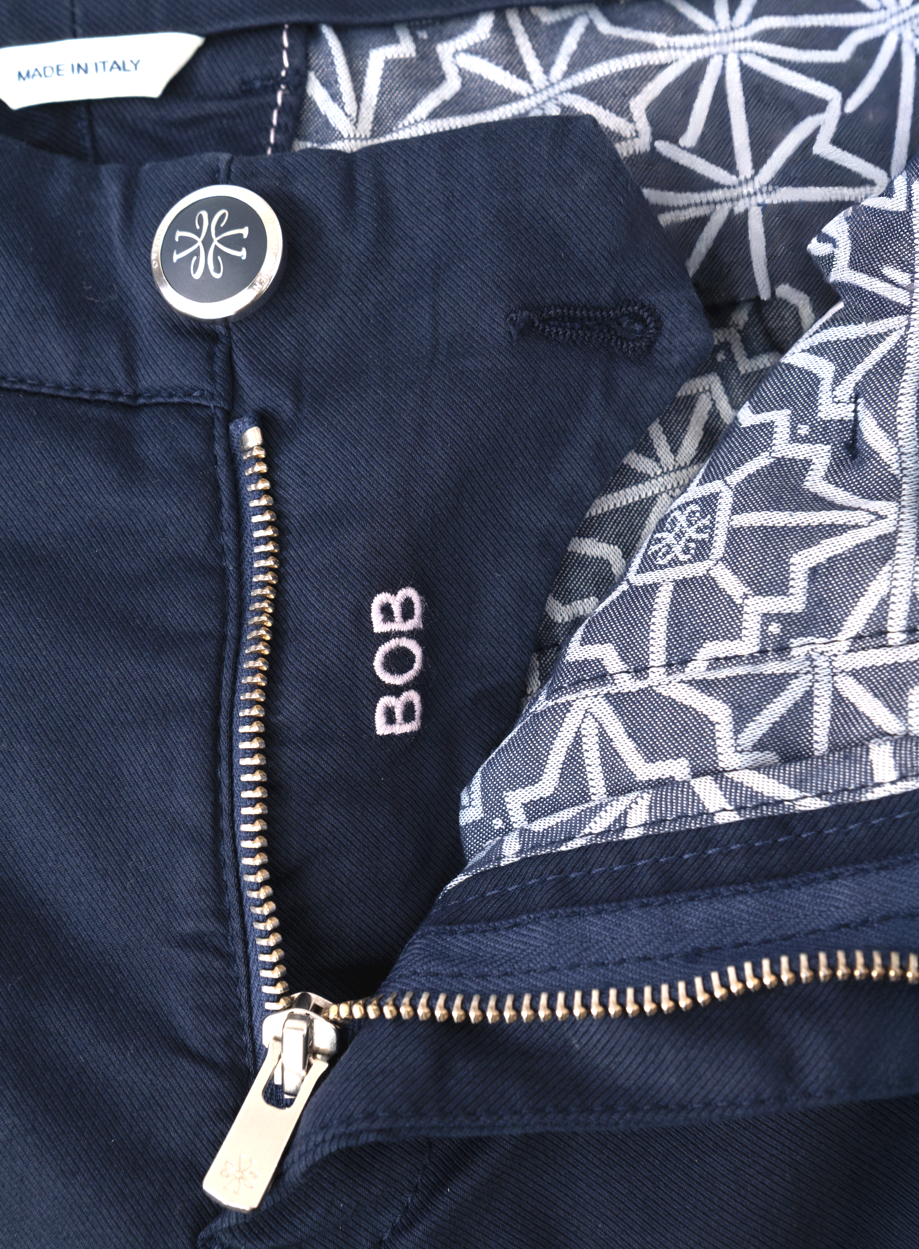 Bob bermuda van katoen | FULL_WIDTH | BLUE NAVY
