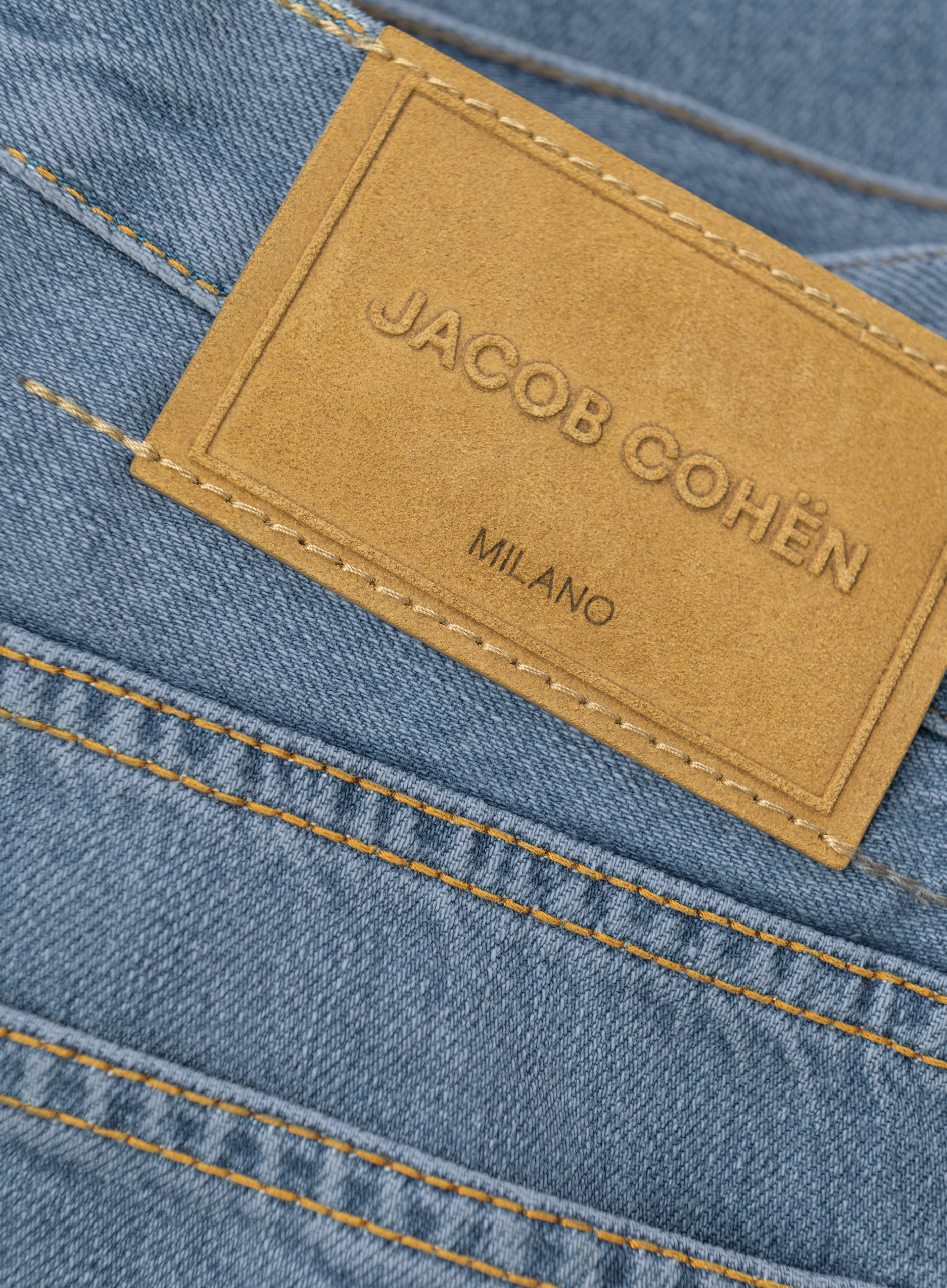 Sean straight leg jeans van katoen | FULL_WIDTH | MID.BLAUW