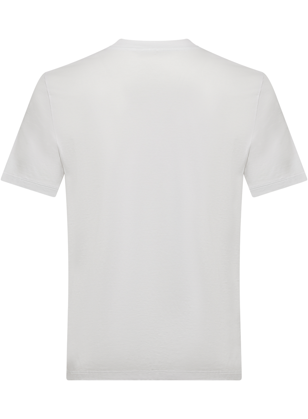 T-shirt van katoen met korte mouwen | Wit