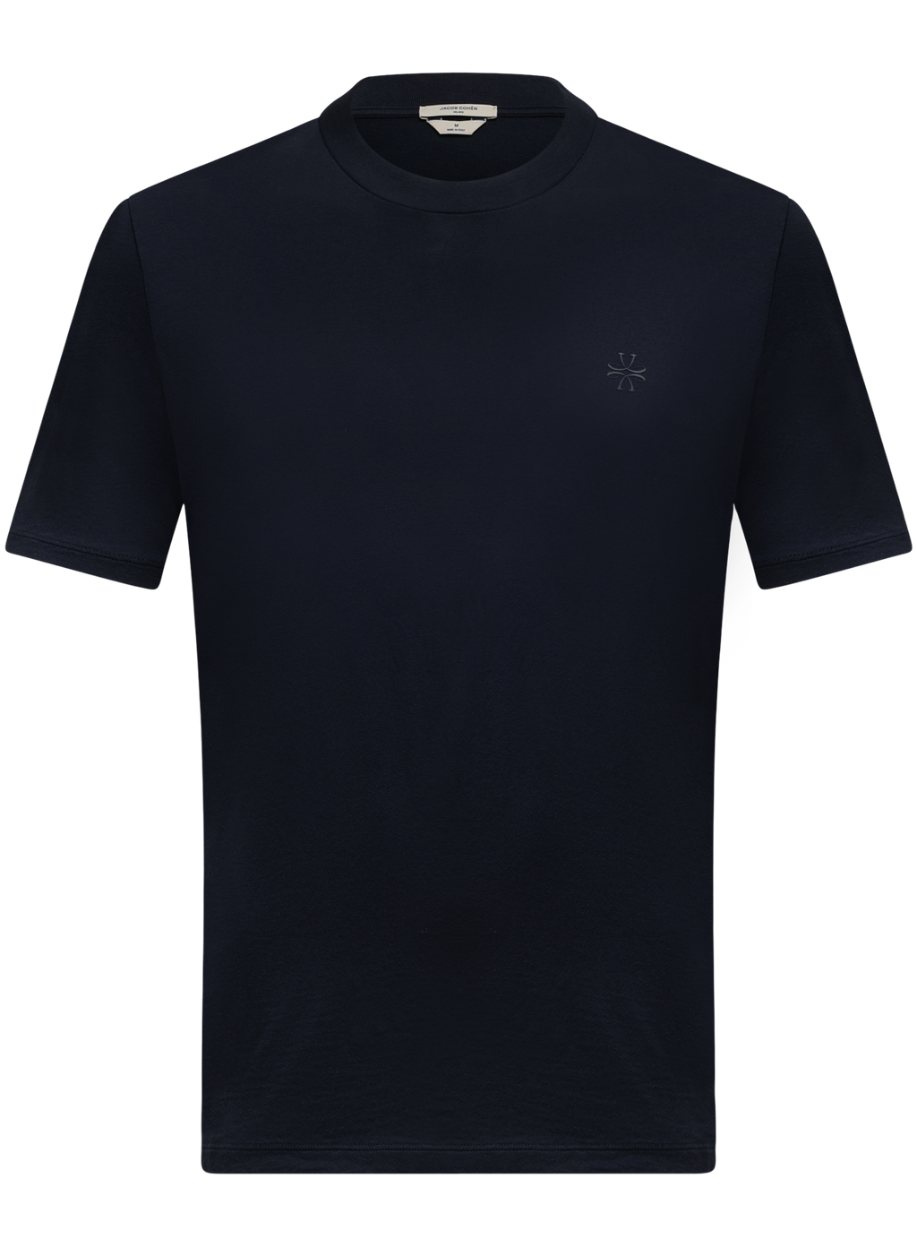 T-shirt van katoen met korte mouwen | BLUE NAVY