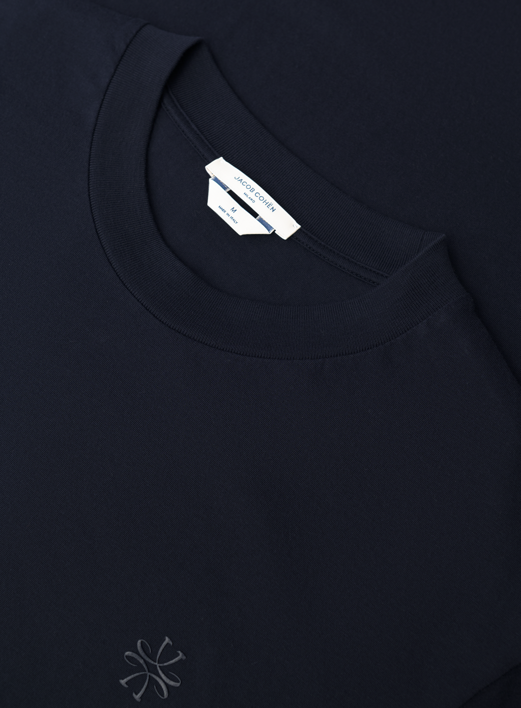 T-shirt van katoen met korte mouwen | FULL_WIDTH | BLUE NAVY