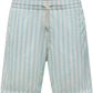 Gestreepte zwembroek | Turqoise