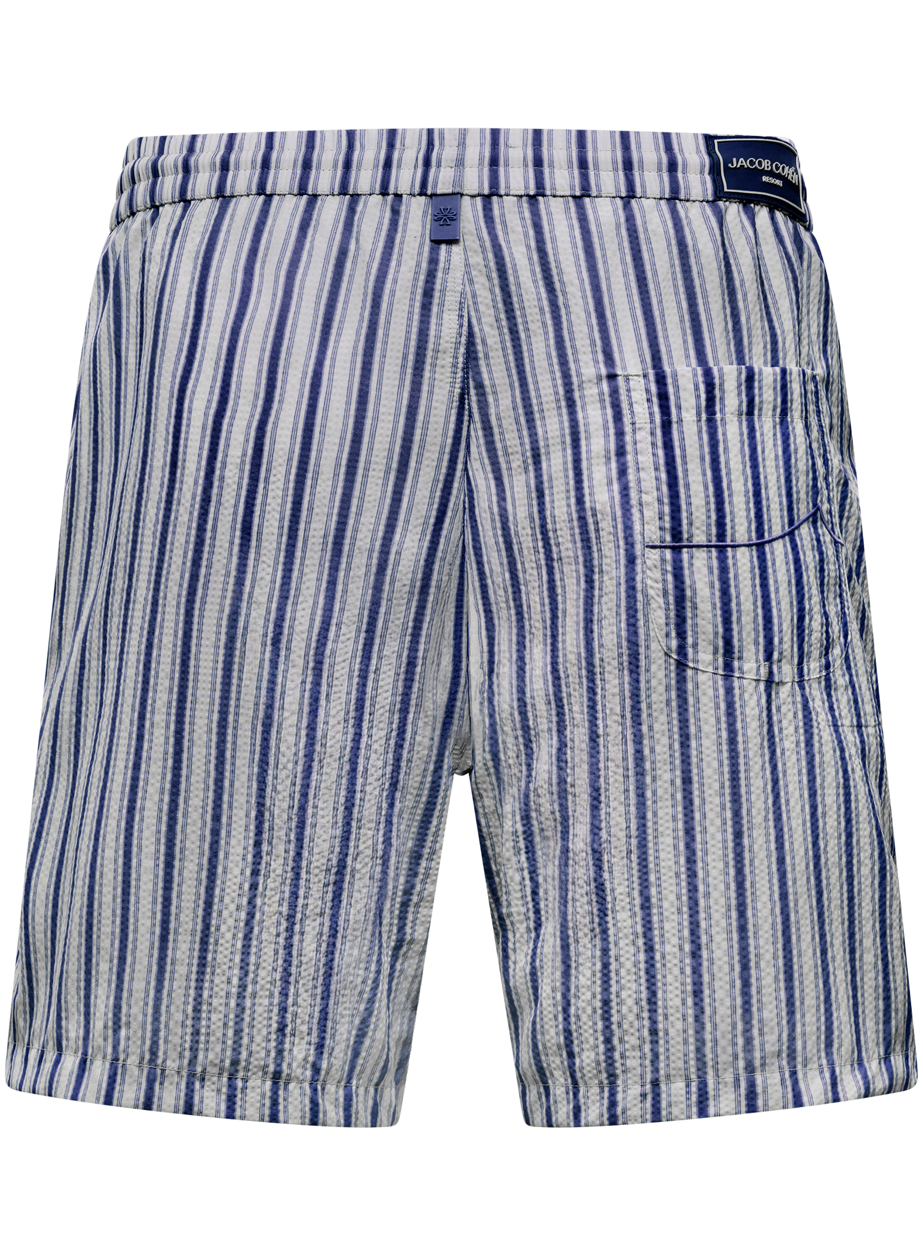Gestreepte zwembroek | Blauw